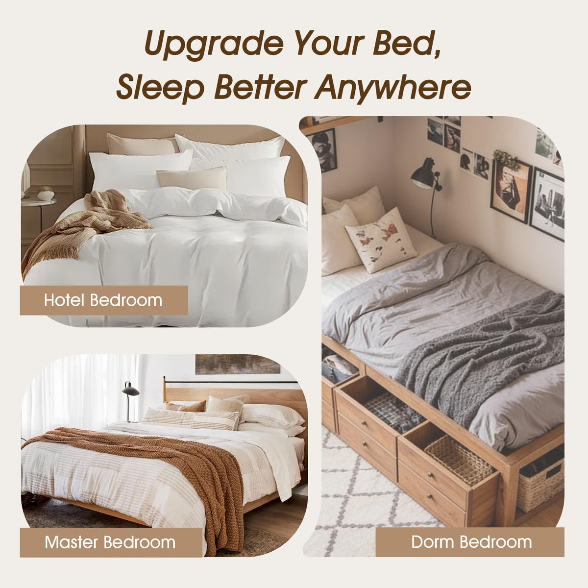 Down Alternative King Size Pillows Set of 2 P131