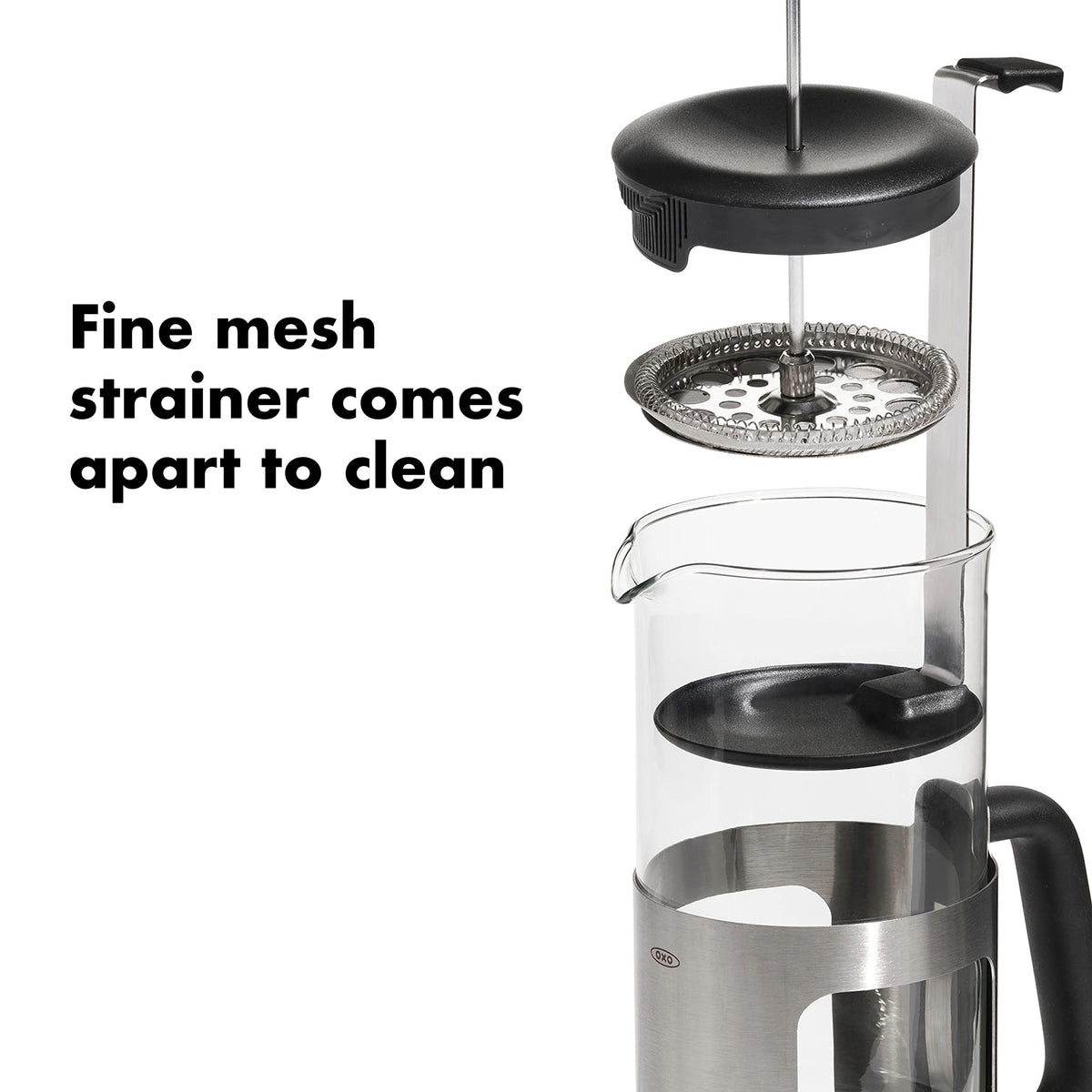Stainless Steel French Press Coffee Maker 32oz S5097