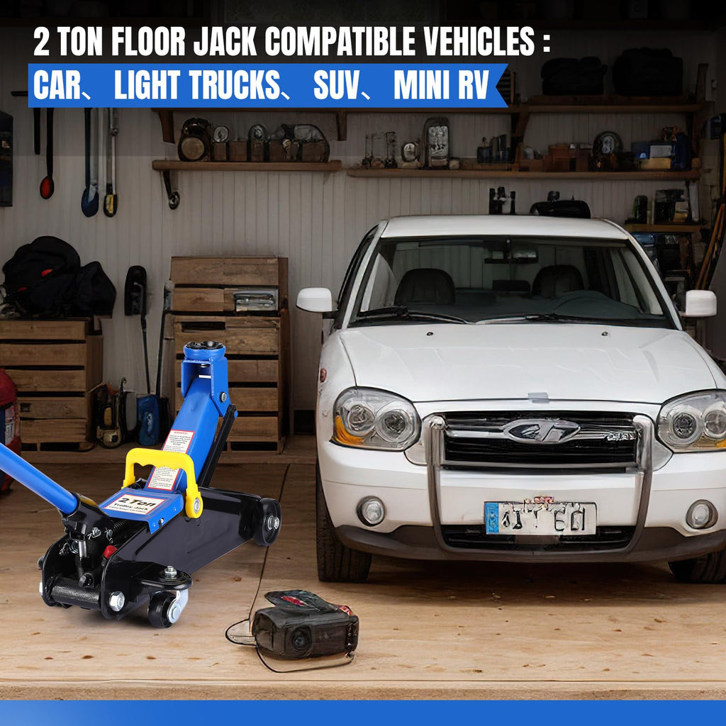 2 Ton Low Profile Hydraulic Floor Jack V6838