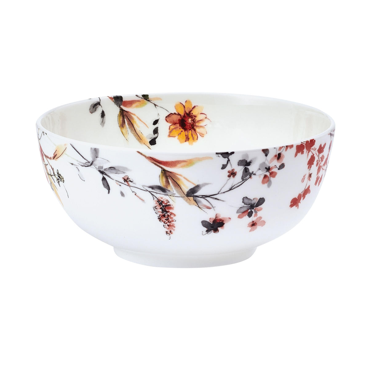 12 Piece Floral Bone China Dinnerware Set P942859