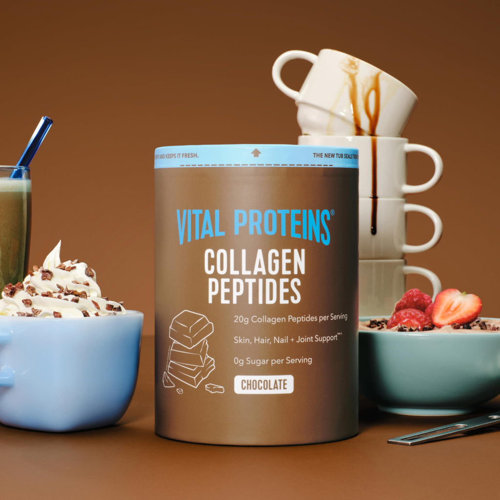 Collagen Peptides Powder, Chocolate, 13.5oz V2241