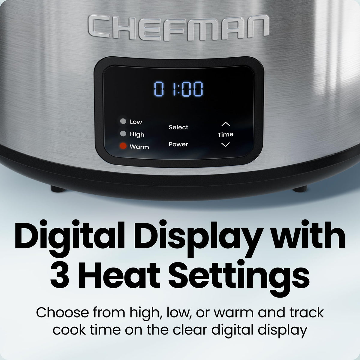 7 Quart Programmable Digital Slow Cooker with Ceramic Crock S119881