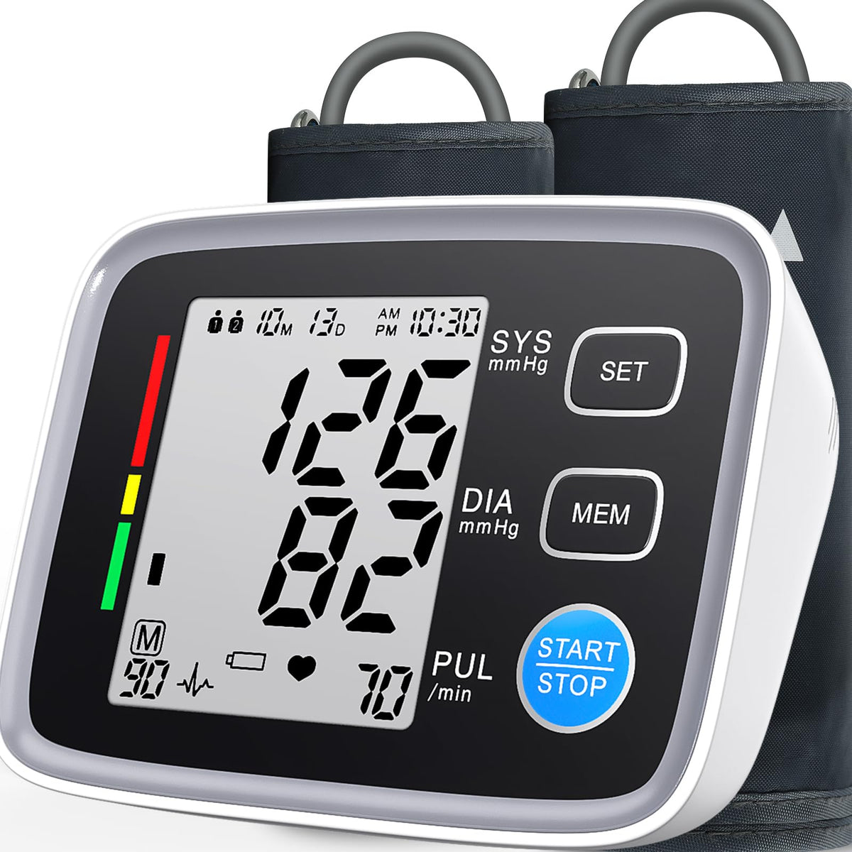Upper Arm Blood Pressure Monitor 2 Cuff Sizes A2760