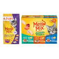 Dry Cat Food 6.3 Pound Bag + Wet Cat Food Variety Pack 2.75 Ounce Cups D7747