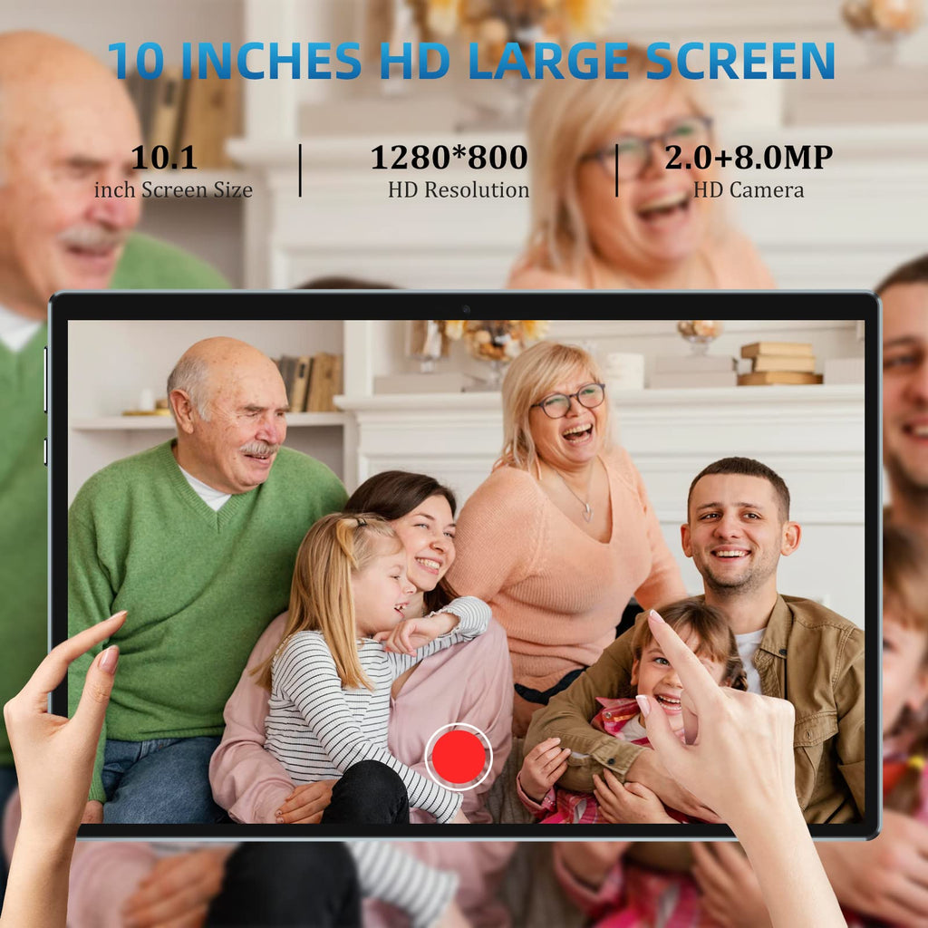10 inch Tablet 12GB RAM 64GB ROM Black E435882