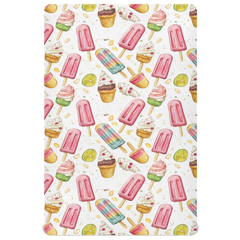 Soft Breathable Microfiber Fitted Crib Sheet P550