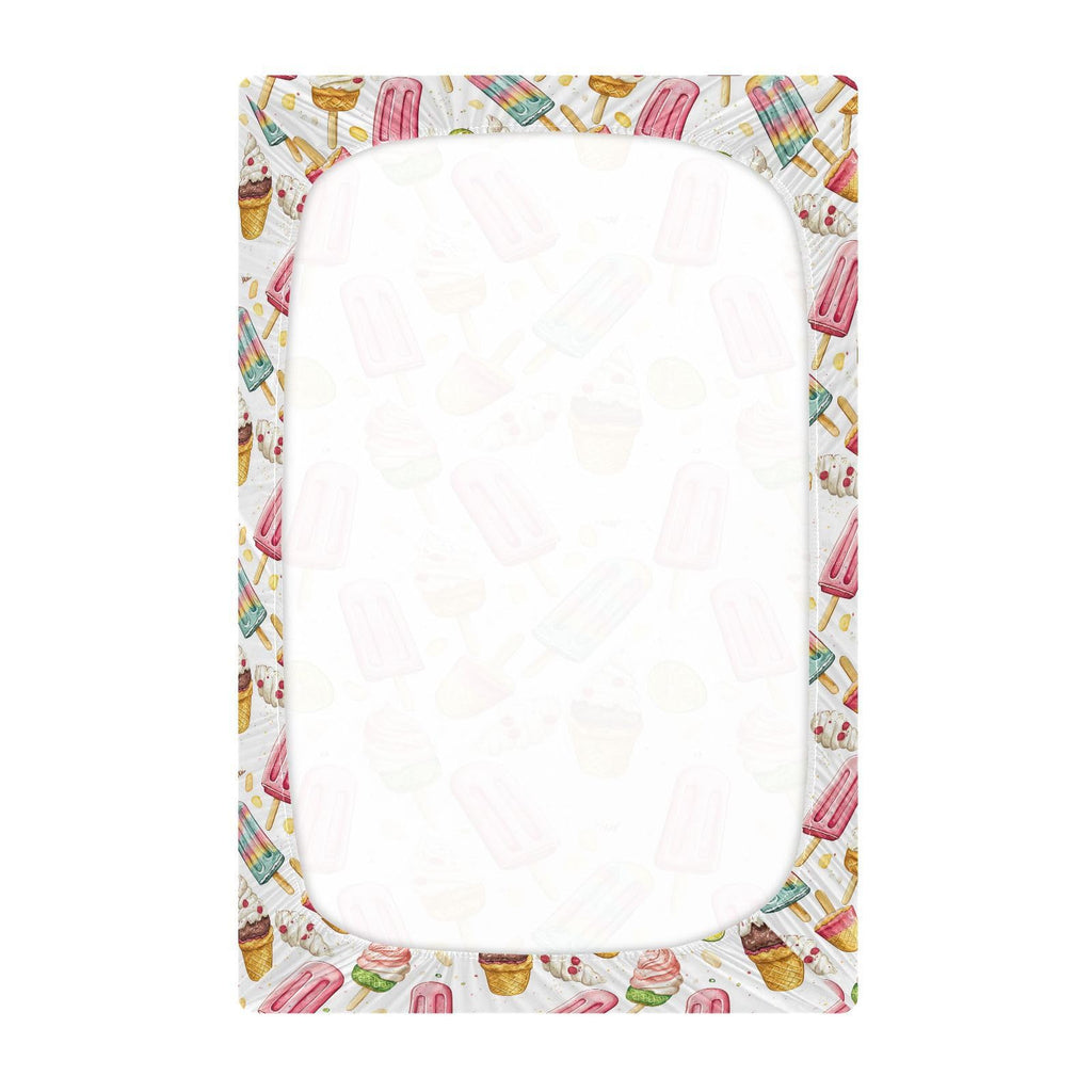 Soft Breathable Microfiber Fitted Crib Sheet P550
