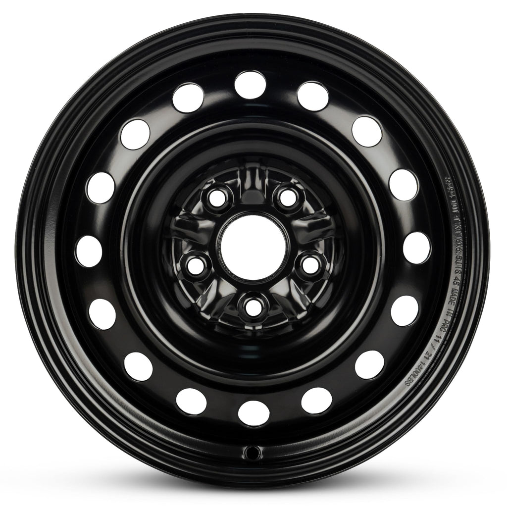 16 Inch Black Steel Rim Car Wheel M5528