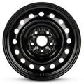 16 Inch Black Steel Rim Car Wheel M5528