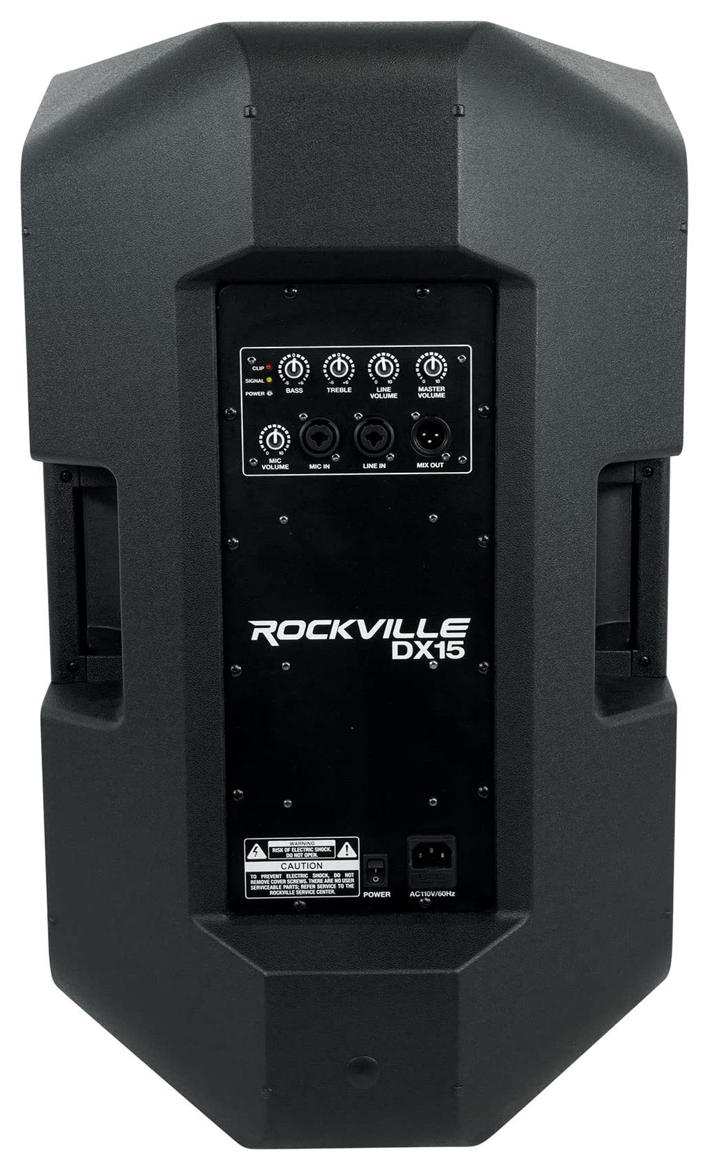 15" Active Powered Speaker with 2-Channel Mixer, 2-Pack V736336