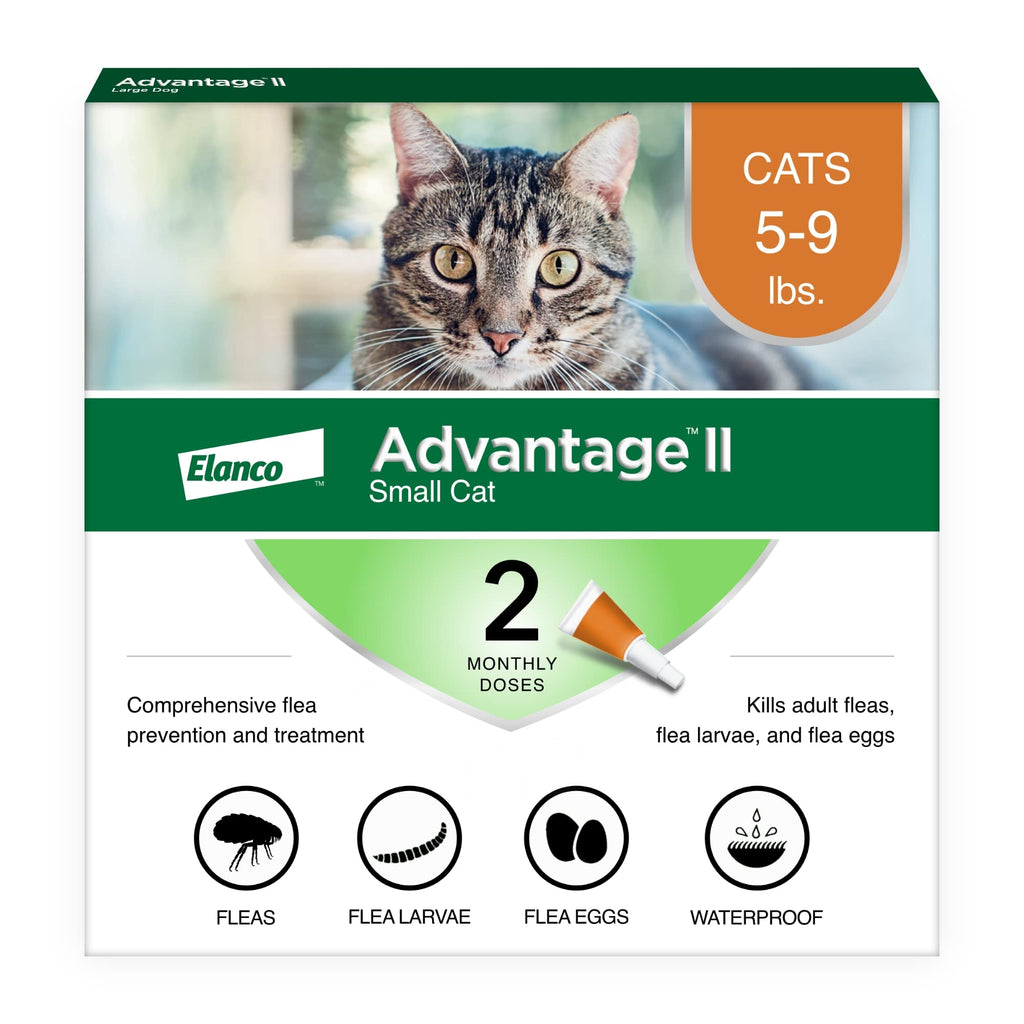 Advantage II Small Cat Topical Flea Treatment & Prevention, 2ct W78570