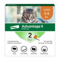 Advantage II Small Cat Topical Flea Treatment & Prevention, 2ct W78570