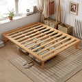 California-King Wood Platform Bed Frame L5038