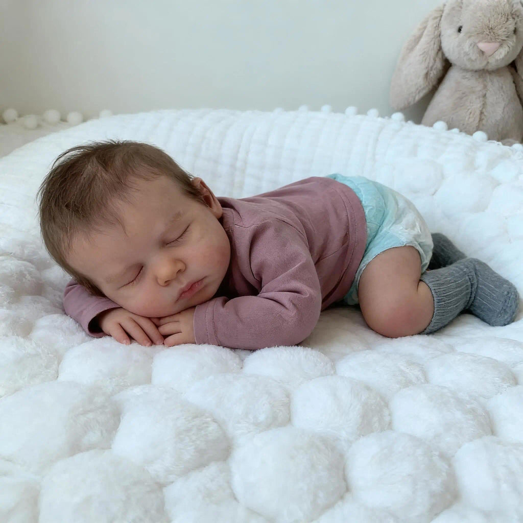 20 Inch Realistic Silicone Reborn Baby Doll Boy with Rooted Hair A7579