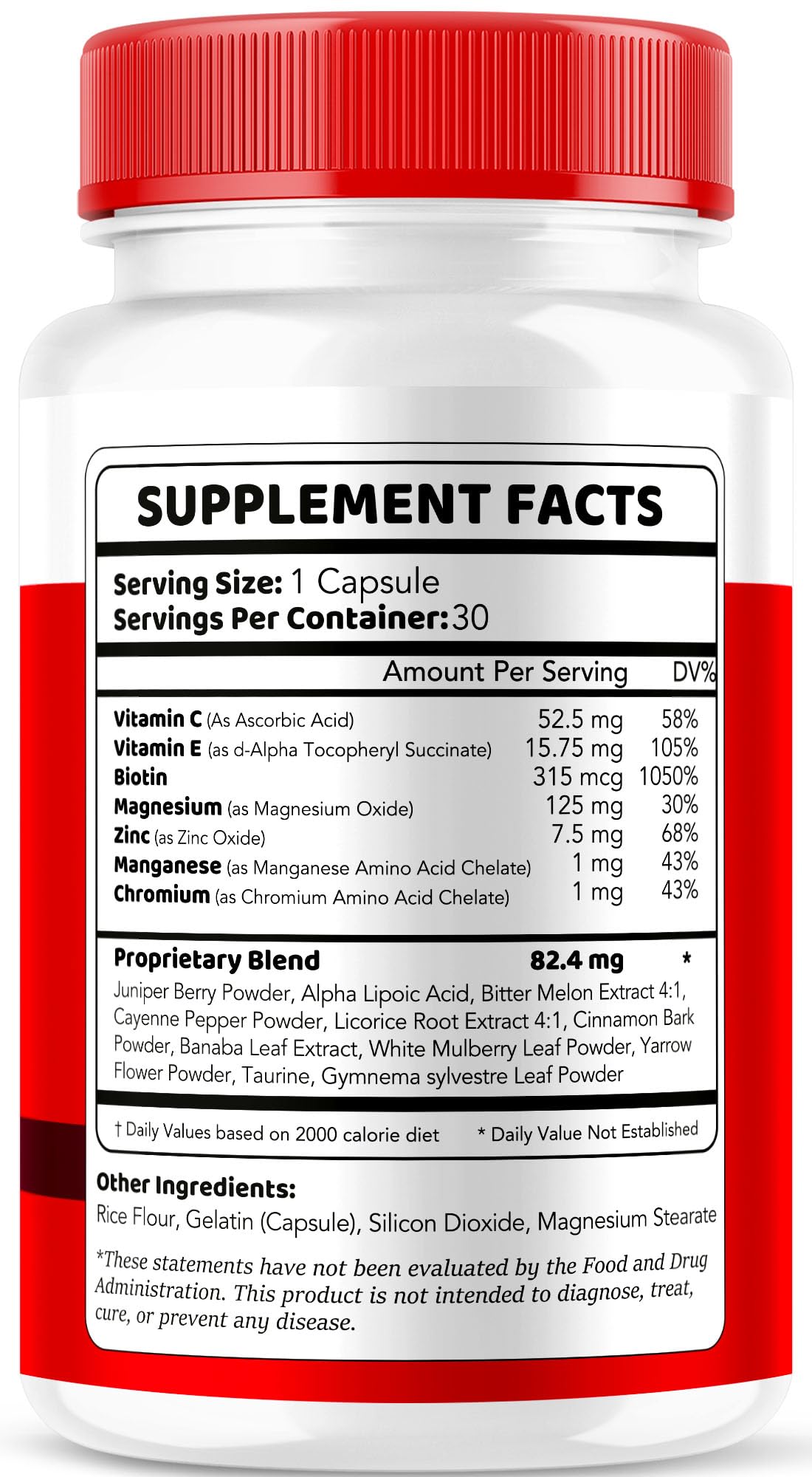 30 Capsules Blood Support Supplement N5496