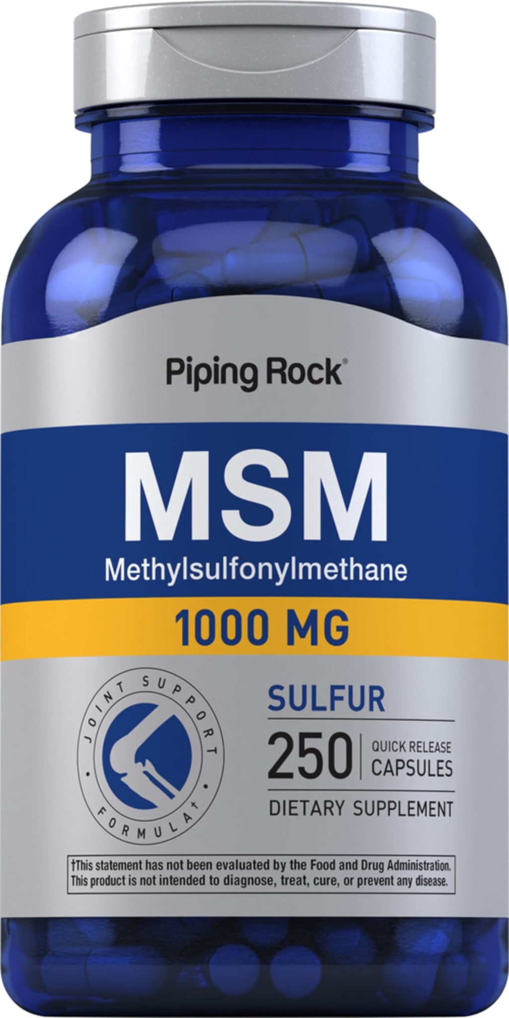 MSM 1000mg Capsules 250 Count K79294