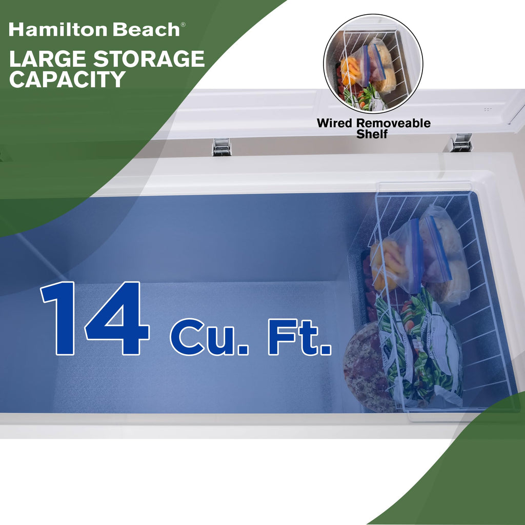 White 14 cu ft Chest Freezer P515318