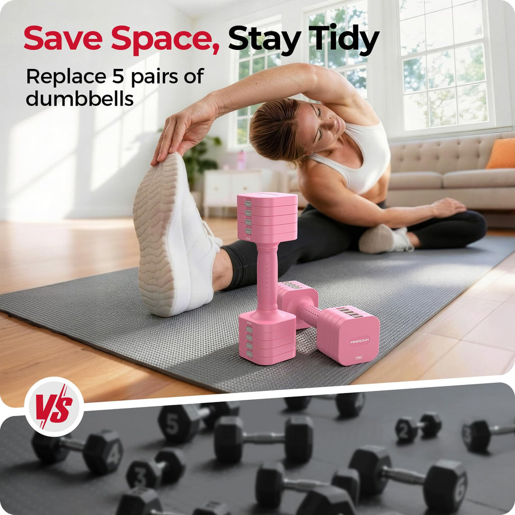 5-in-1 Adjustable Dumbbell Set R614