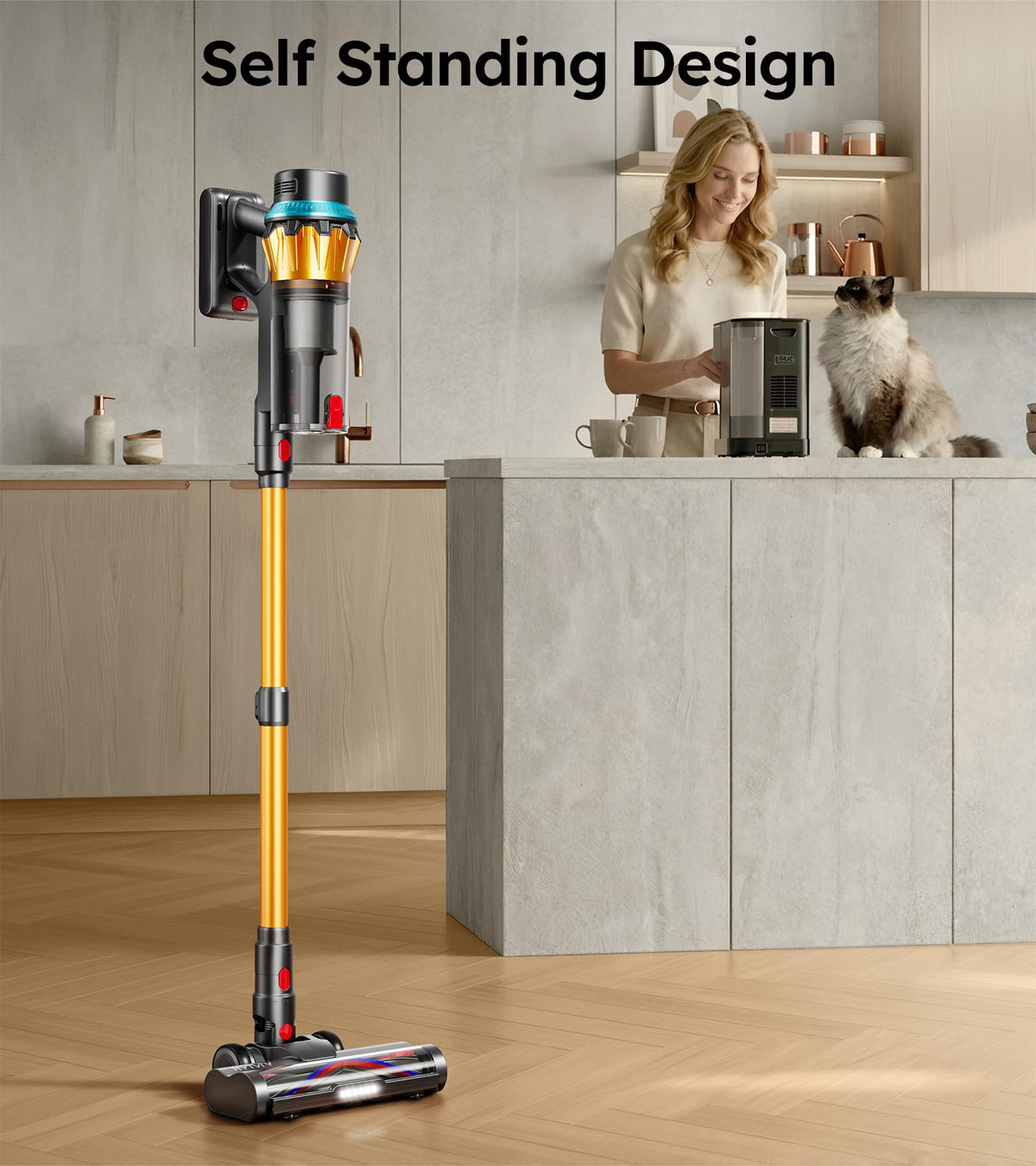 650W 60Kpa 70 Mins Cordless Stick Vacuum Cleaner P2726