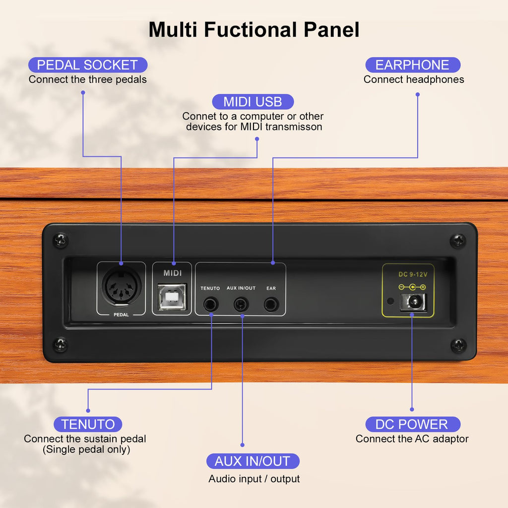 88 Key Semi-Weighted Digital Piano M710531