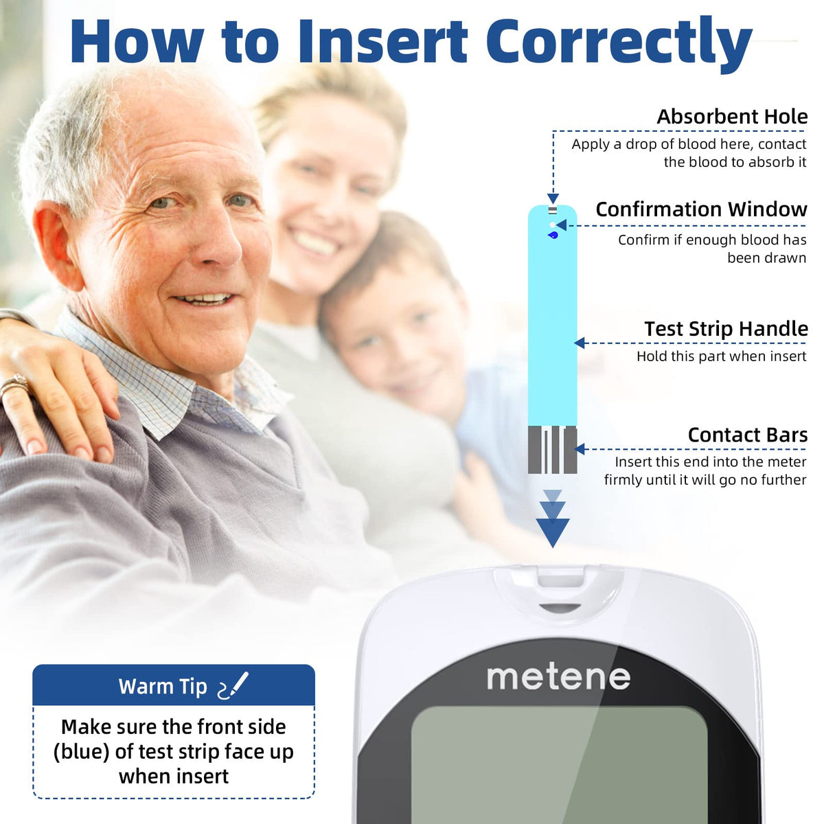 Blood Glucose Test Strips, 100 Count I693