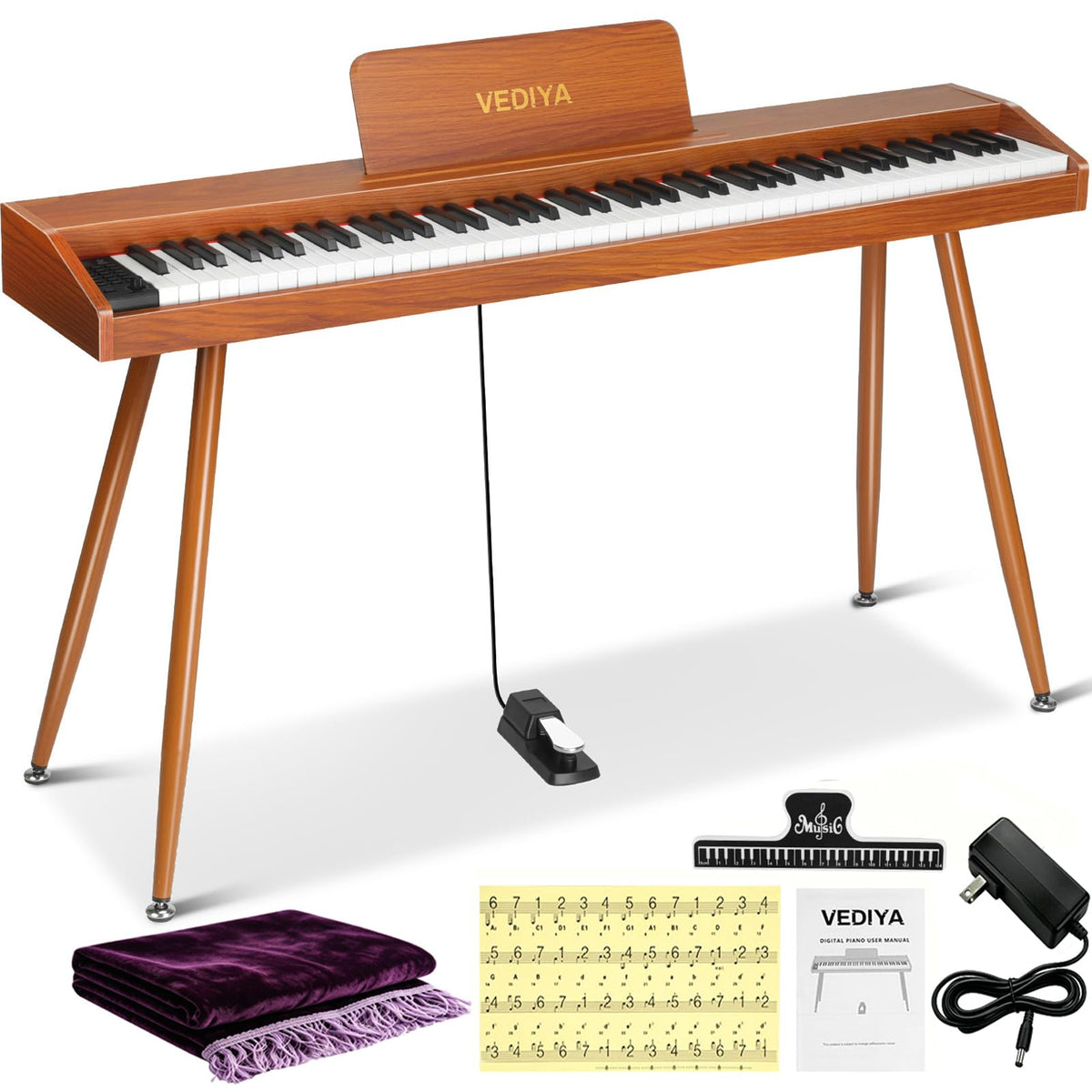 88 Key Semi-Weighted Digital Piano M710531