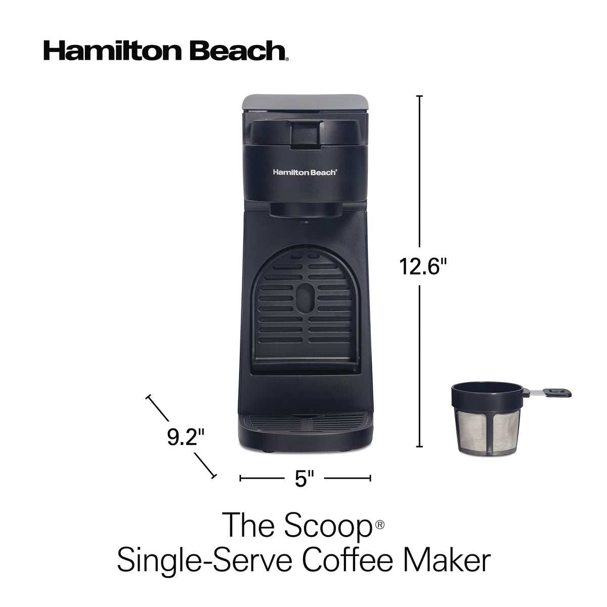 Single Serve Coffee Maker Black Z154529