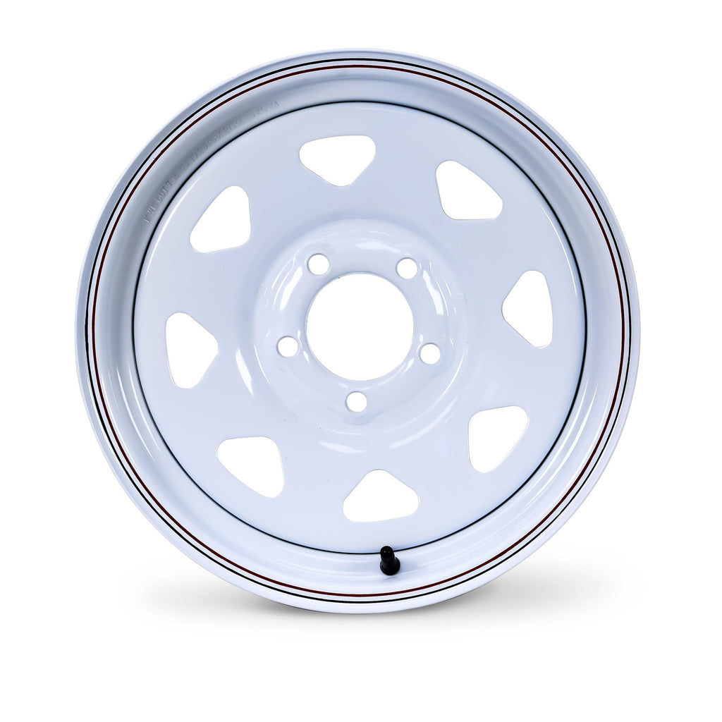 Trailer Tire Wheel ST205/75D15 6PR 101L 5X4.5 White Spoke Rim H996241