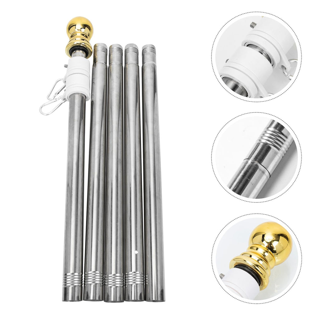 Detachable Flag Pole Kit Stainless Steel A45121