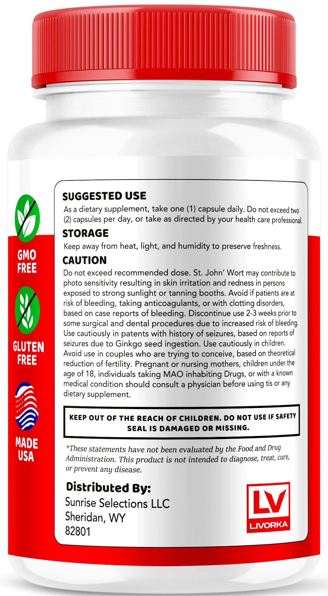 30 Capsules Blood Support Supplement N5496