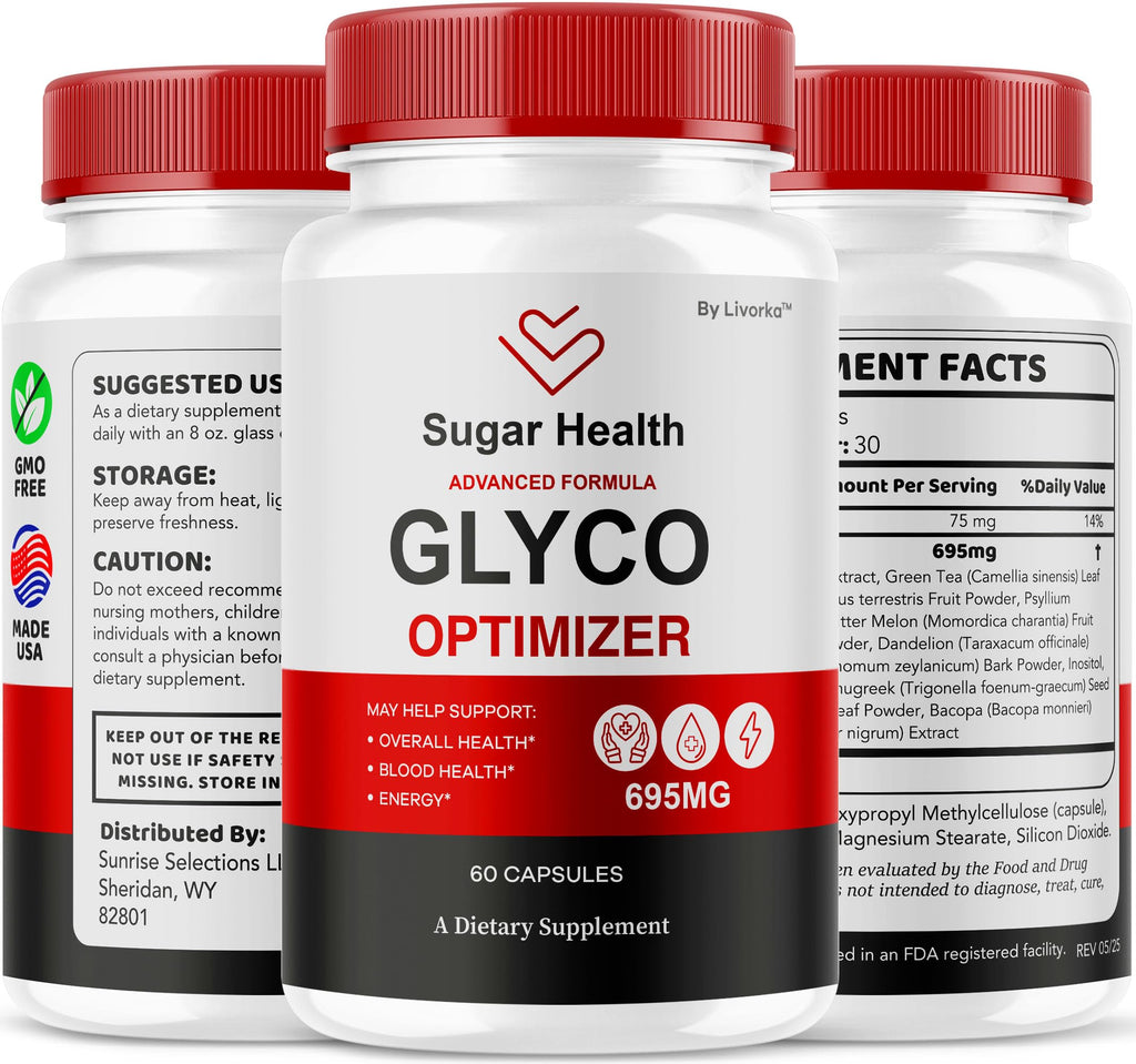 All Natural Glyco Support Supplement Pills, 60 Capsules T780926