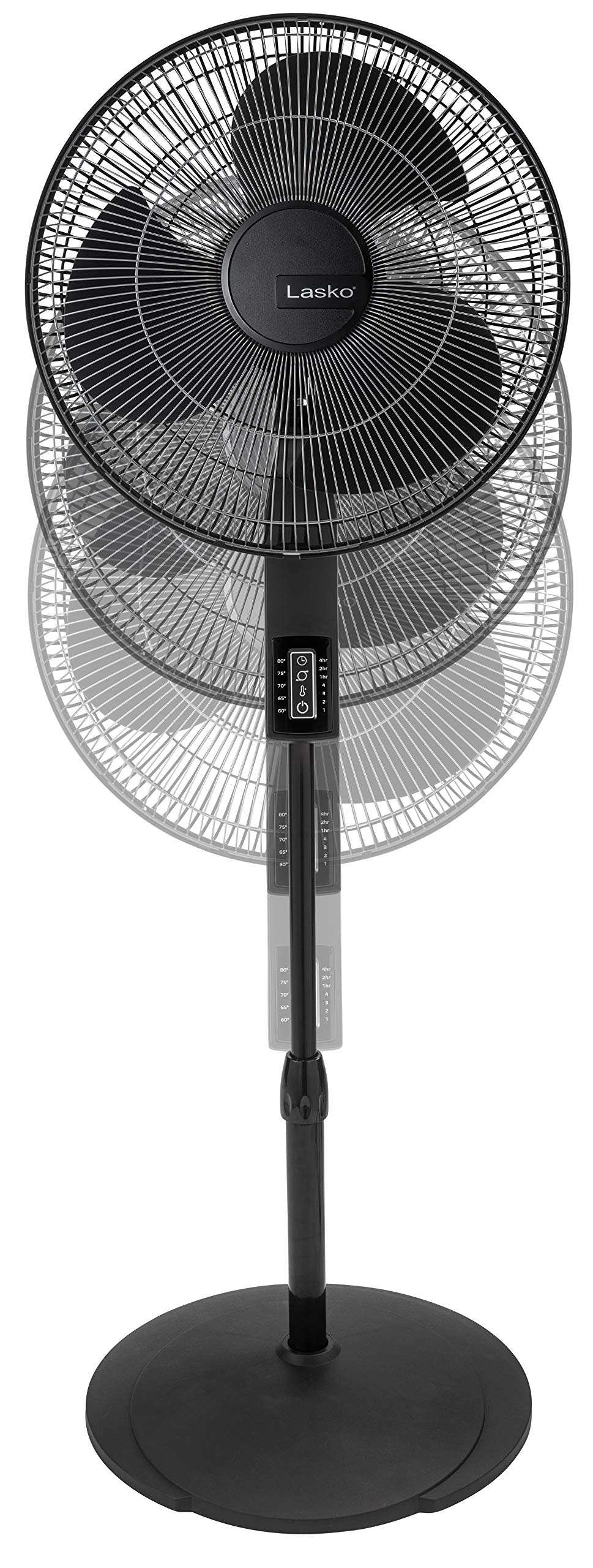 Oscillating Pedestal Fan 16" Black R61189