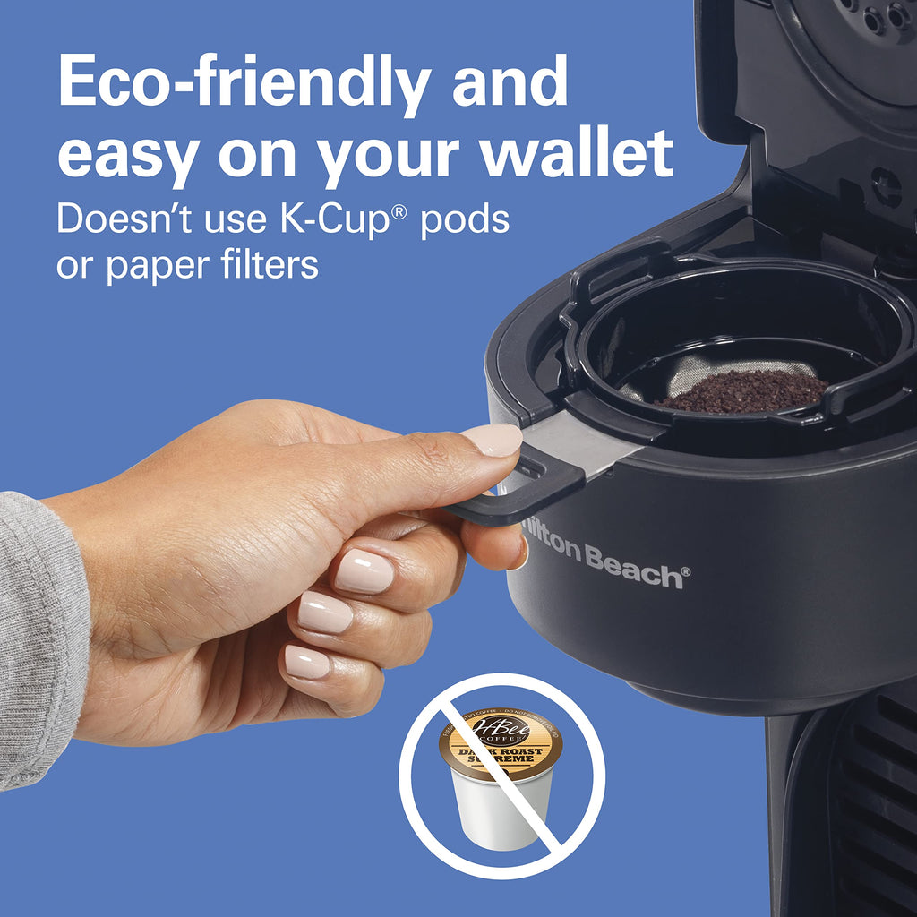 Single Serve Coffee Maker Black Z154529
