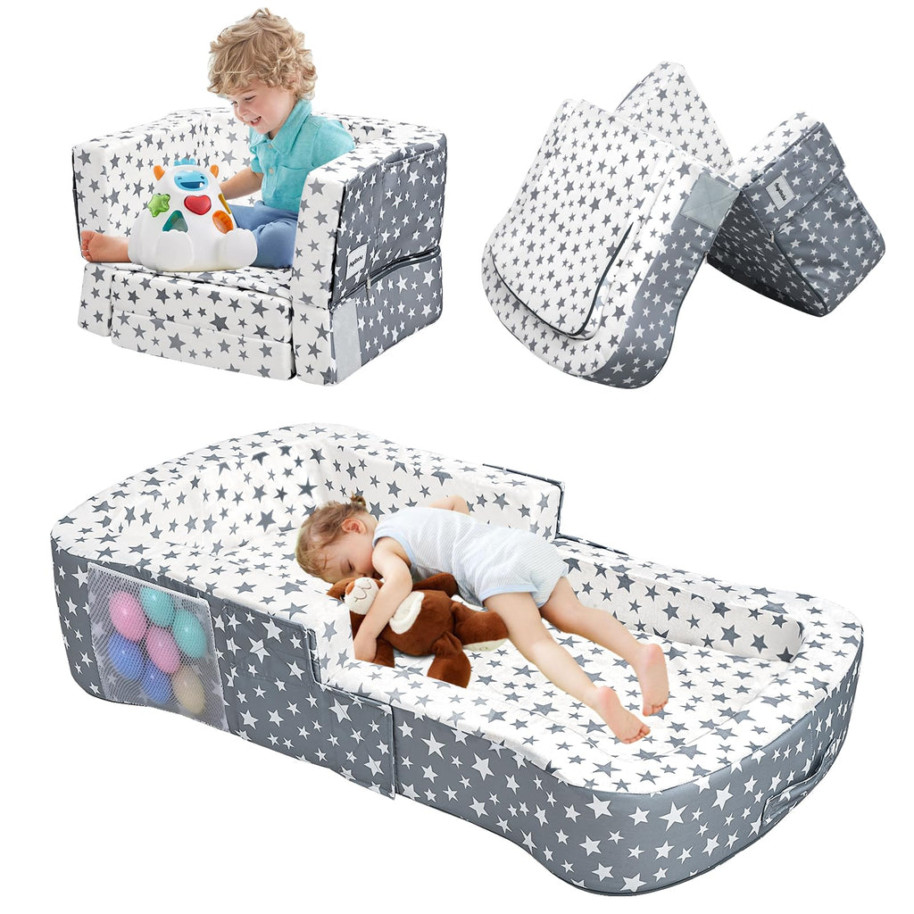 Portable Toddler Travel Bed & Chair 2-in-1 Y17370