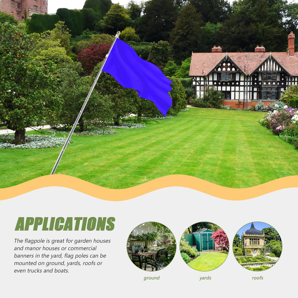 Detachable Flag Pole Kit Stainless Steel A45121