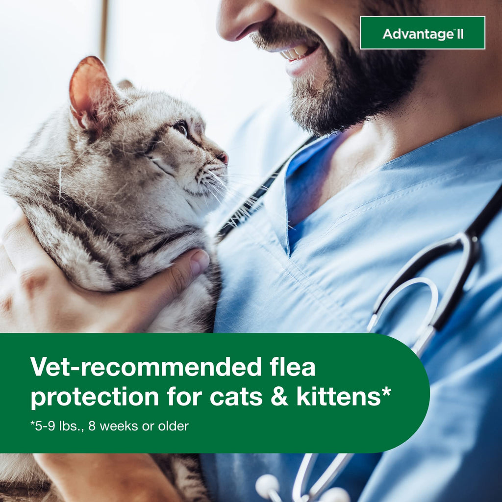 Advantage II Small Cat Topical Flea Treatment & Prevention, 2ct W78570