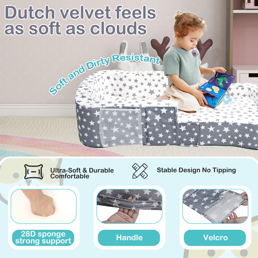 Portable Toddler Travel Bed & Chair 2-in-1 Y17370
