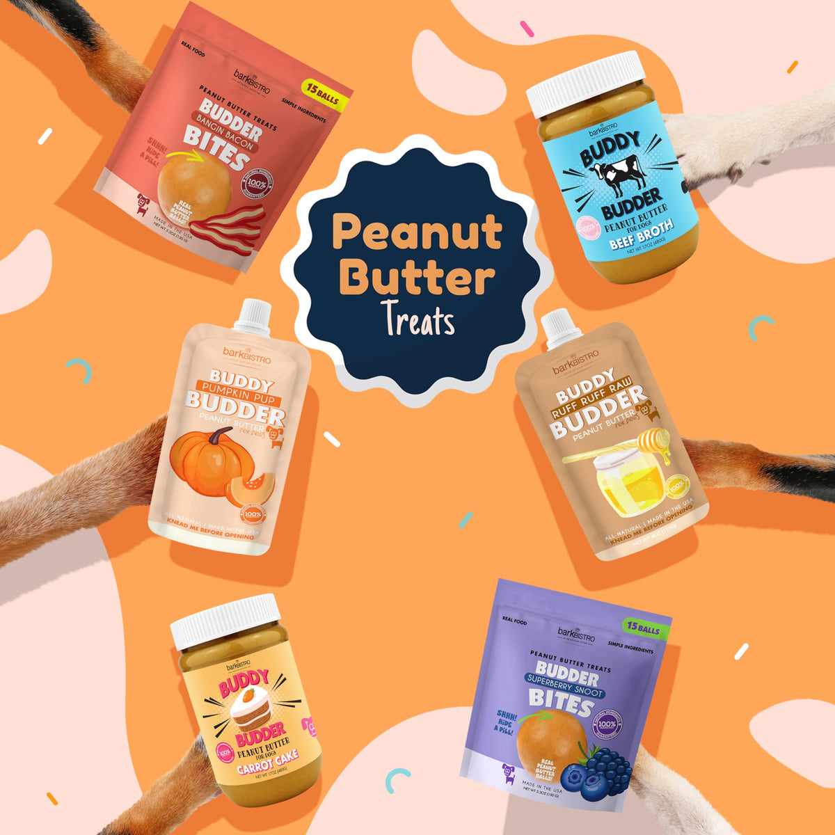 100% Natural Dog Peanut Butter 17oz U817441