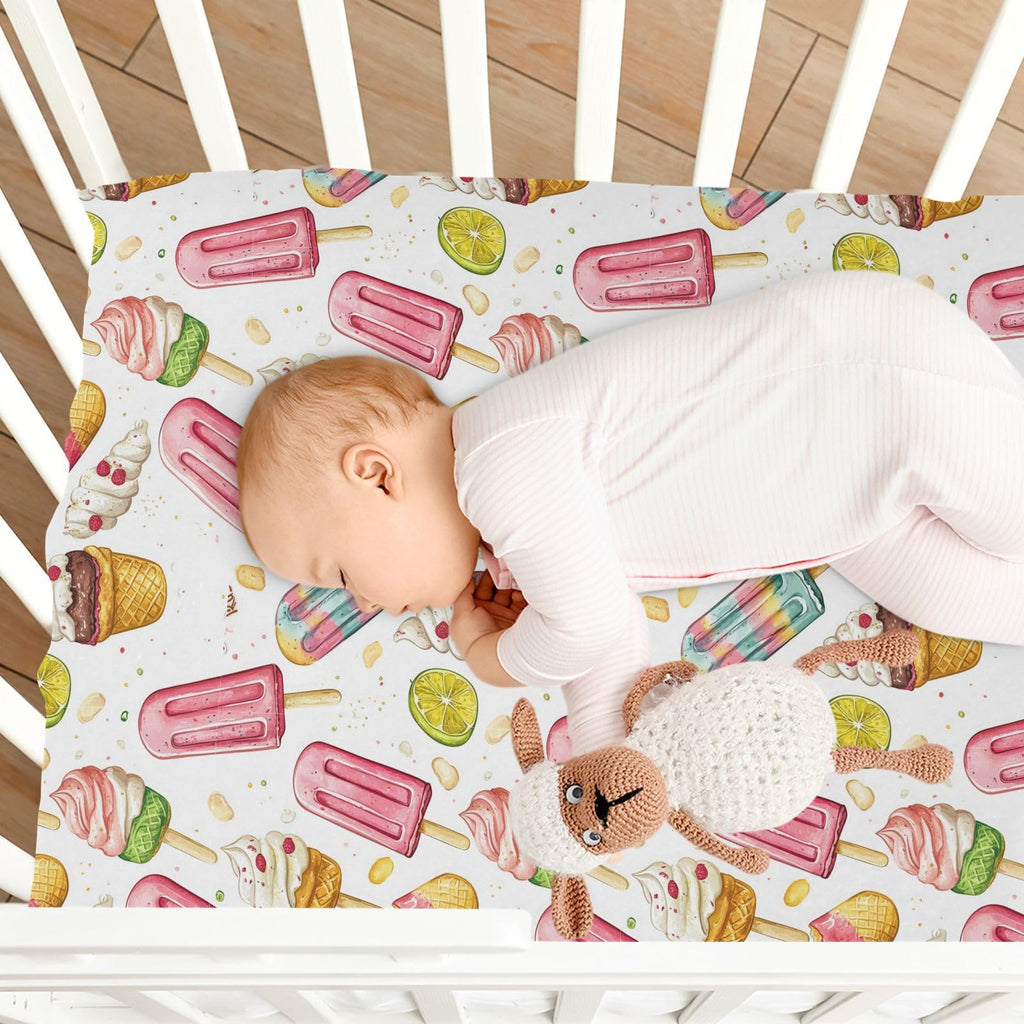 Soft Breathable Microfiber Fitted Crib Sheet P550