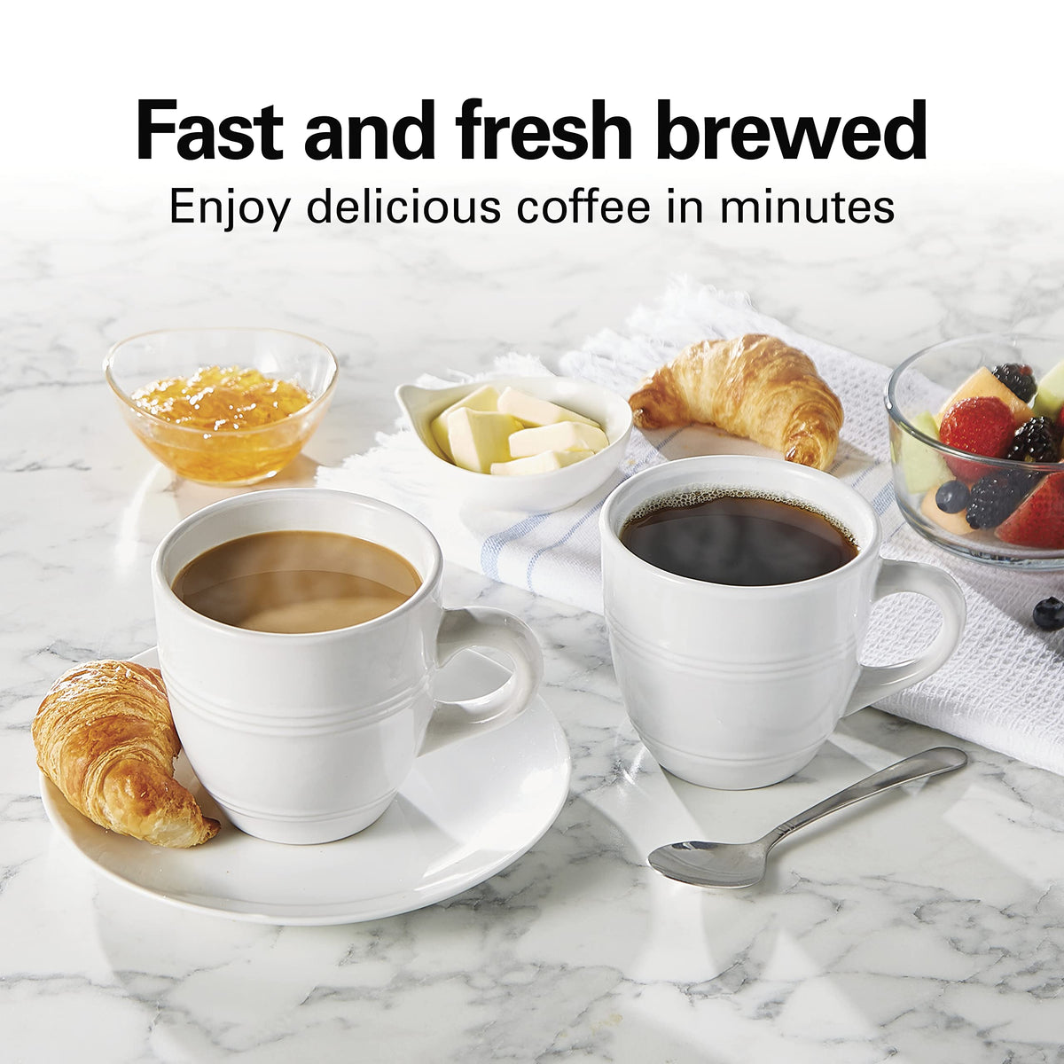 Single Serve Coffee Maker Black Z154529