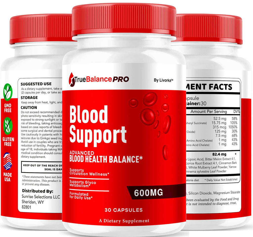 30 Capsules Blood Support Supplement N5496