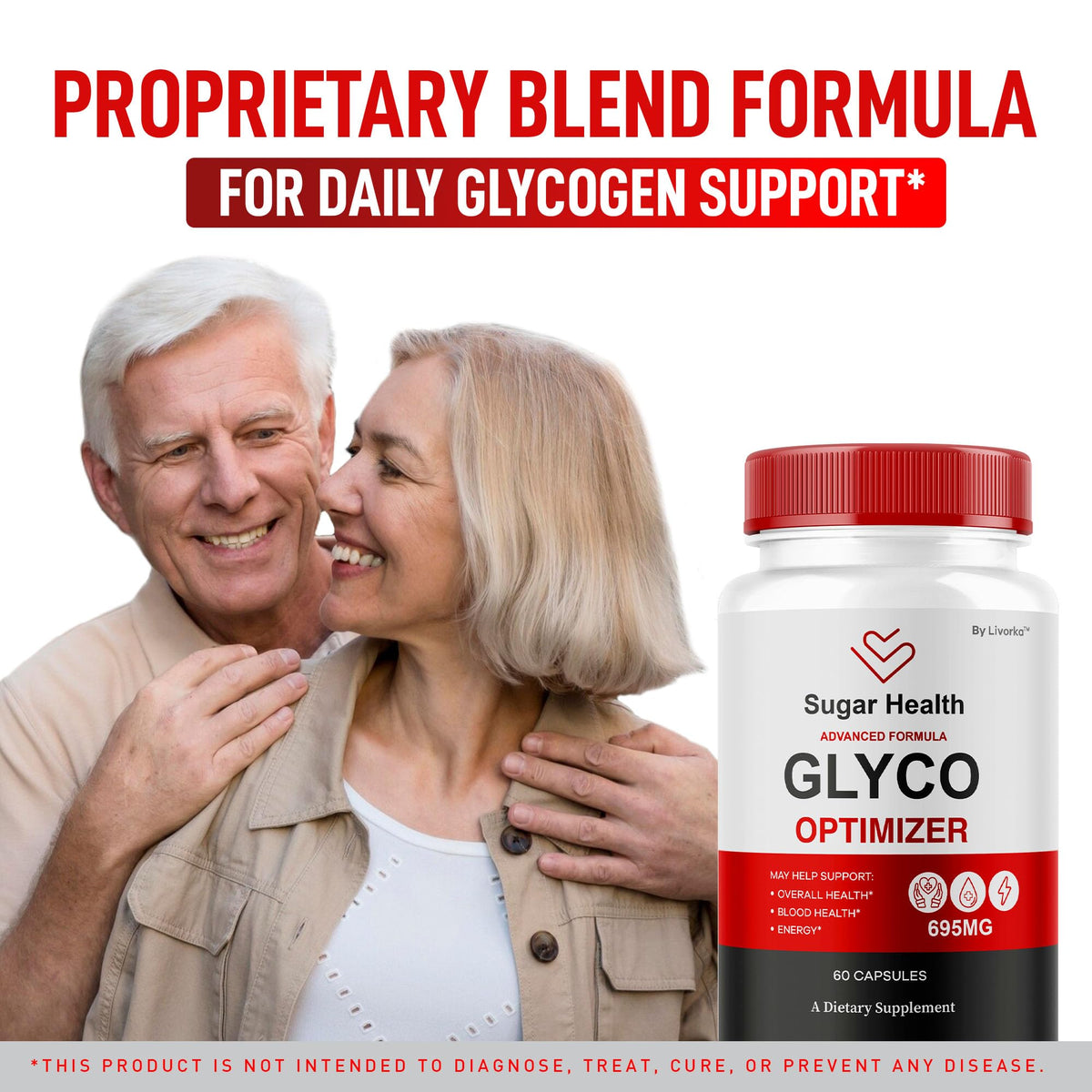 All Natural Glyco Support Supplement Pills, 60 Capsules T780926
