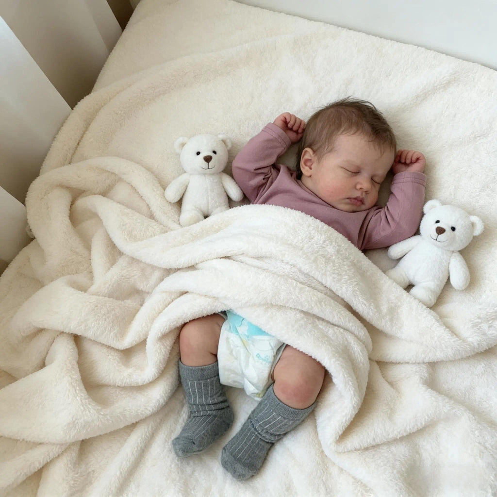 20 Inch Realistic Silicone Reborn Baby Doll Boy with Rooted Hair A7579