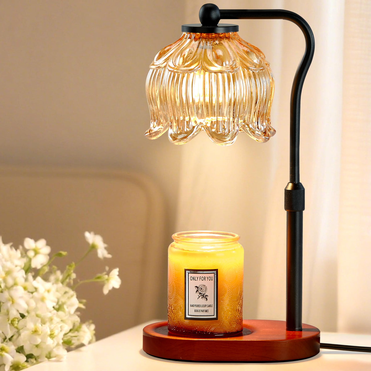 Candle Warmer Lamp with Timer & Stepless Dimming Z388