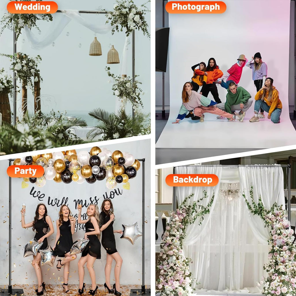 10x10ft Adjustable Heavy Duty Pipe and Drape Backdrop Stand I41736