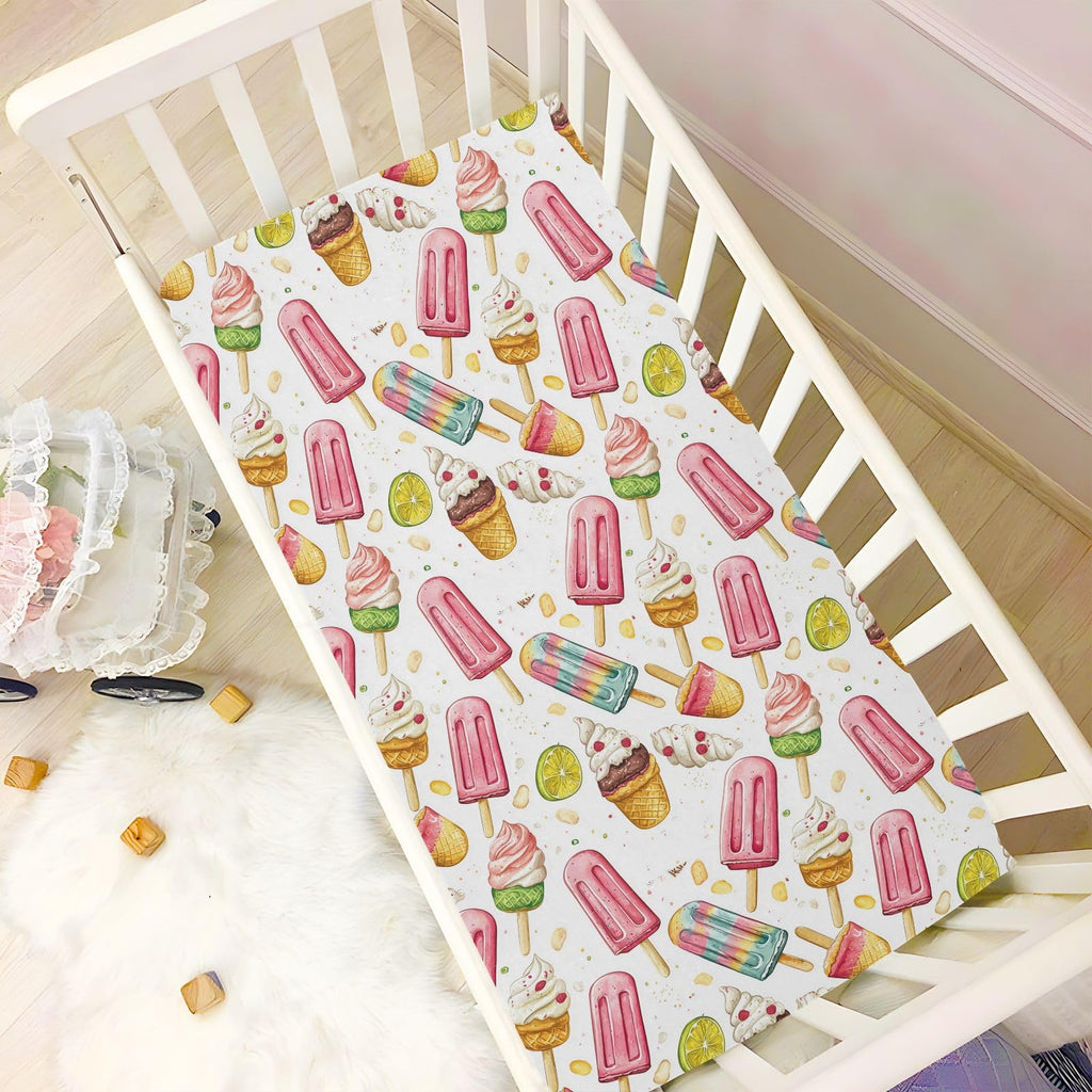 Soft Breathable Microfiber Fitted Crib Sheet P550