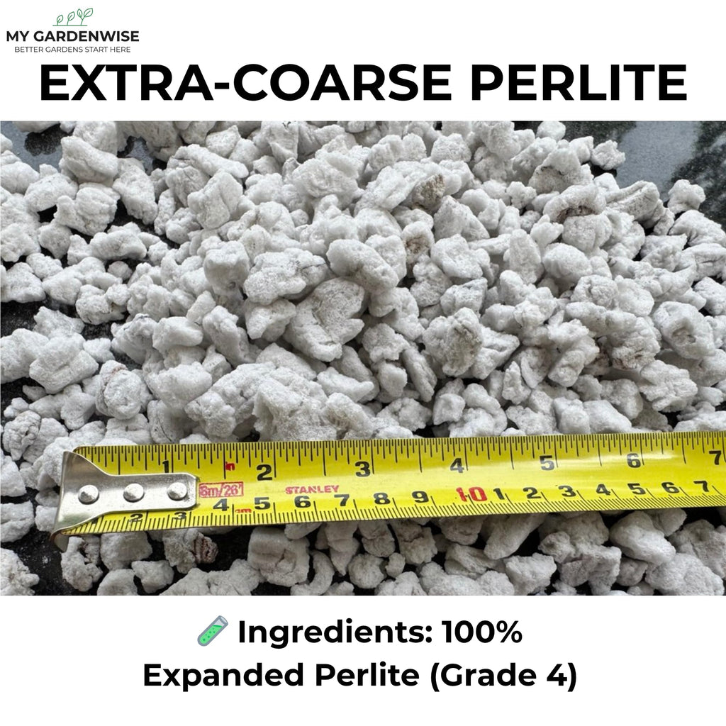 Perlite for Plants, Extra Coarse Grade 4 Horticultural Perlite, 3 quarts V305