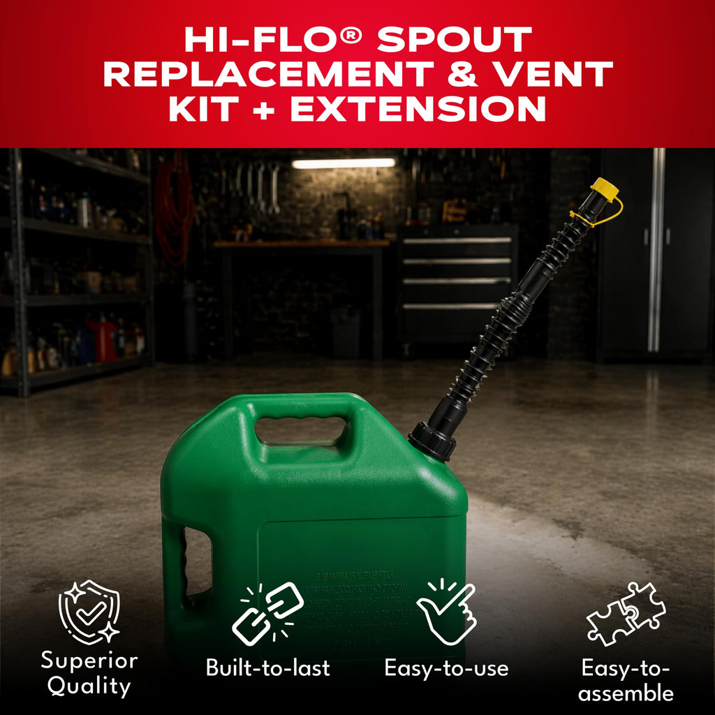 Multi-Purpose Spout with Extension & Vent Kit, 3 Pk X734