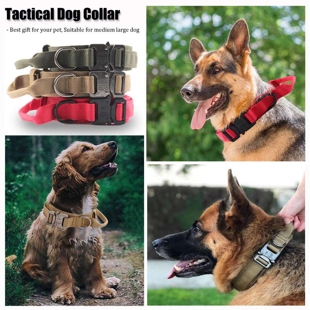 Adjustable Nylon Tactical Dog Collar Q778791