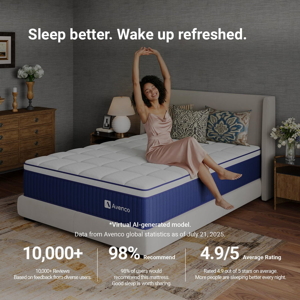 12 Inch Full Size Hybrid Gel Memory Foam Mattress S1838